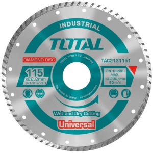 TOTAL ΔΙΑΜΑΝΤΟΔΙΣΚΟΣ UNIVERSAL TURBO 115 Χ 22.2mm (TAC2131151)