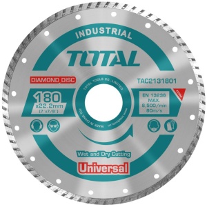 TOTAL ΔΙΑΜΑΝΤΟΔΙΣΚΟΣ UNIVERSAL TURBO 180 Χ 22.2mm (TAC2131801)