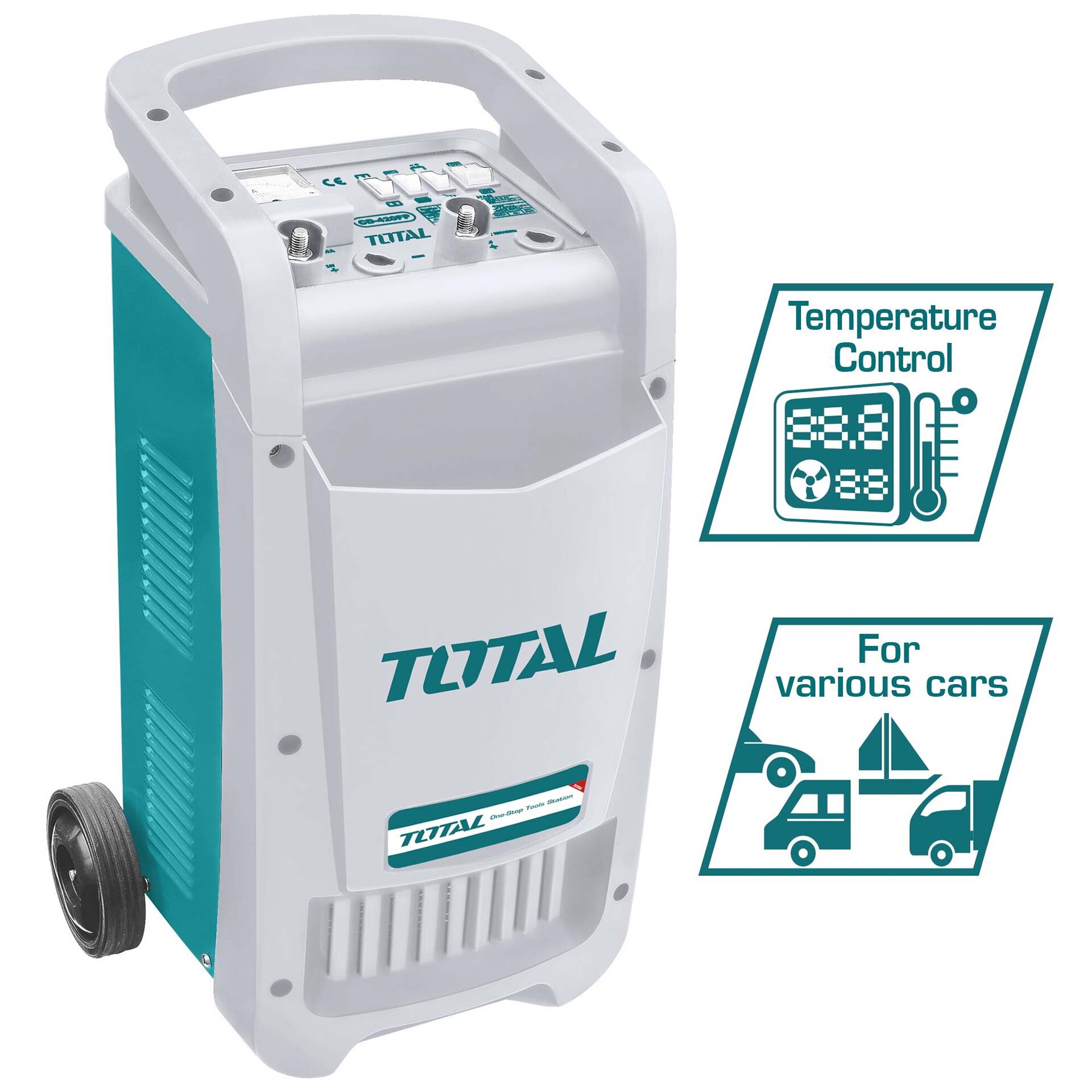 TBC4003 TOTAL ΦΟΡΤΙΣΤΗΣ - ΕΚΚΙΝΗΤΗΣ ΜΠΑΤΑΡΙΩΝ 12 / 24V (TBC4003) - Image 1