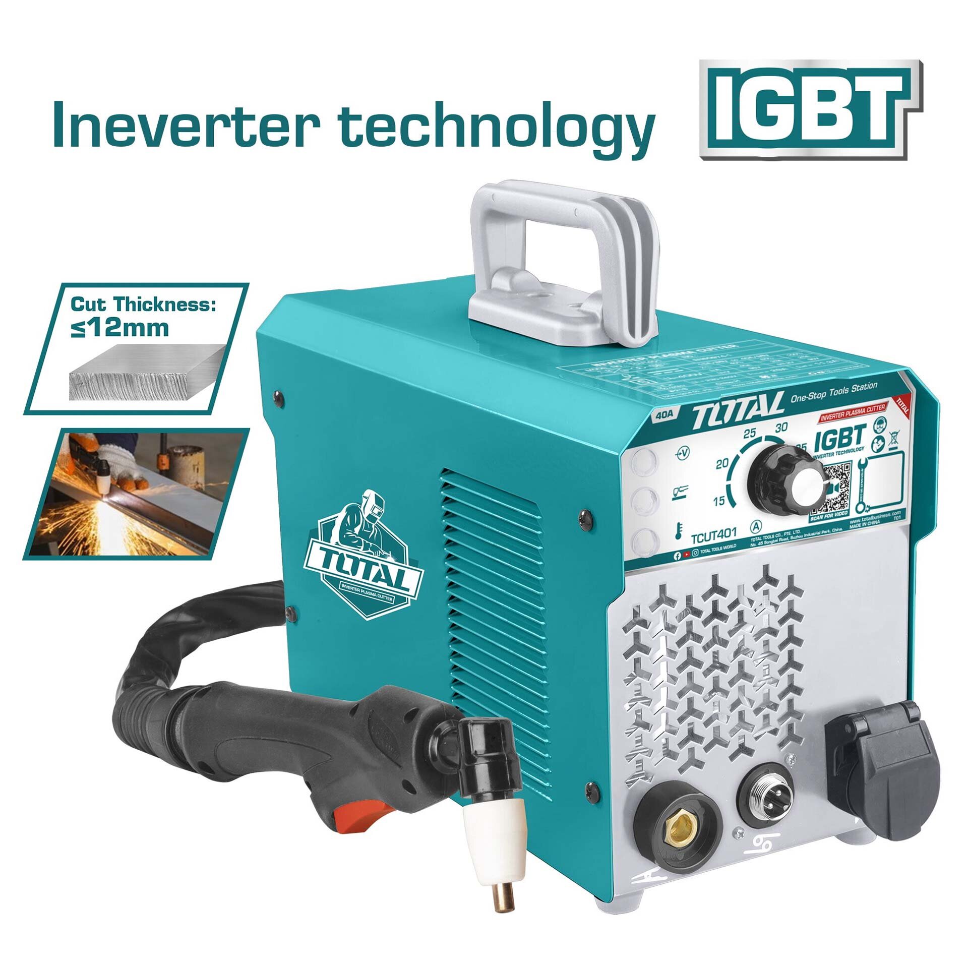 TCUT401 TOTAL ΜΗΧΑΝΗ ΚΟΠΗΣ PLASMA 40Α (TCUT401) - Image 1