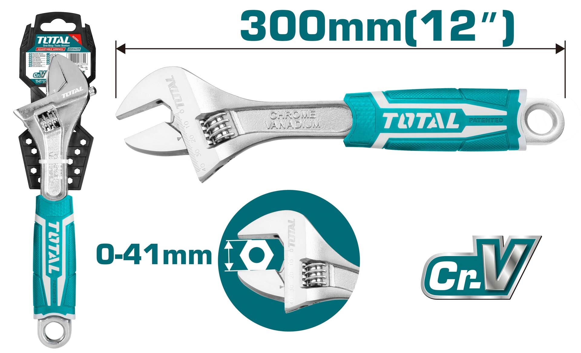 THT101126 TOTAL ΓΑΛΛΙΚΟ ΚΛΕΙΔΙ 12" (THT101126) - Image 1