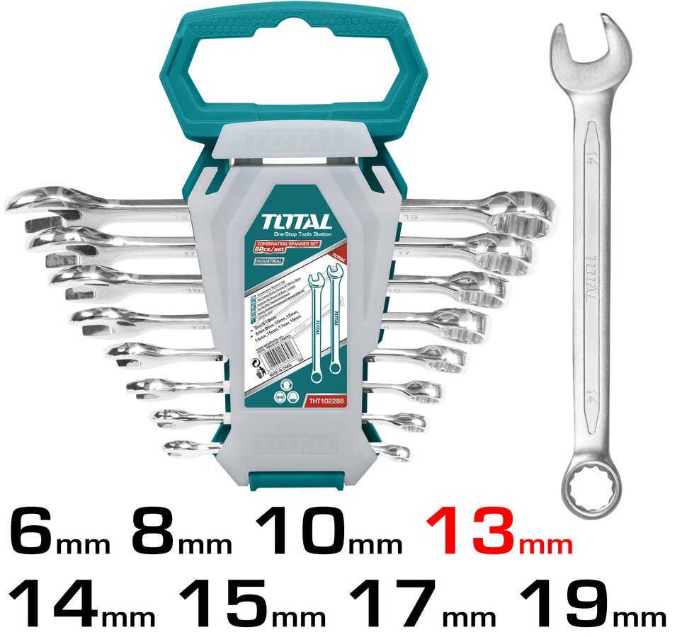 THT102286-I TOTAL ΣΕΤ ΓΕΡΜΑΝΟΠΟΛΥΓΩΝΑ 8ΤΕΜ (THT102286-I) - Image 1
