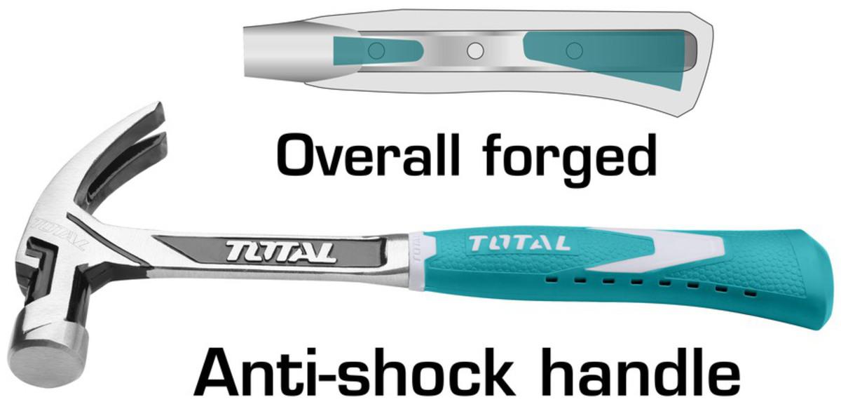 THT7143166 TOTAL ΣΦΥΡΙ ΠΡΟΚΟΒΓΑΛΤΗΣ ΠΛΑΣΤΙΚΗ ΛΑΒΗ Anti - shock 450gr (THT7143166) - Image 1
