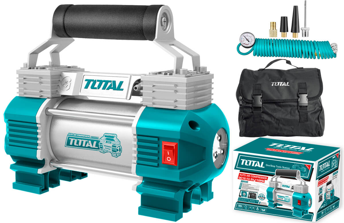 TTAC2506 TOTAL ΚΟΜΠΡΕΣΕΡ ΑΕΡΟΣ ΑΥΤΟΚΙΝΗΤΟΥ Β.Τ ΜΕ ΦΩΣ 12V (TTAC2506) - Image 1