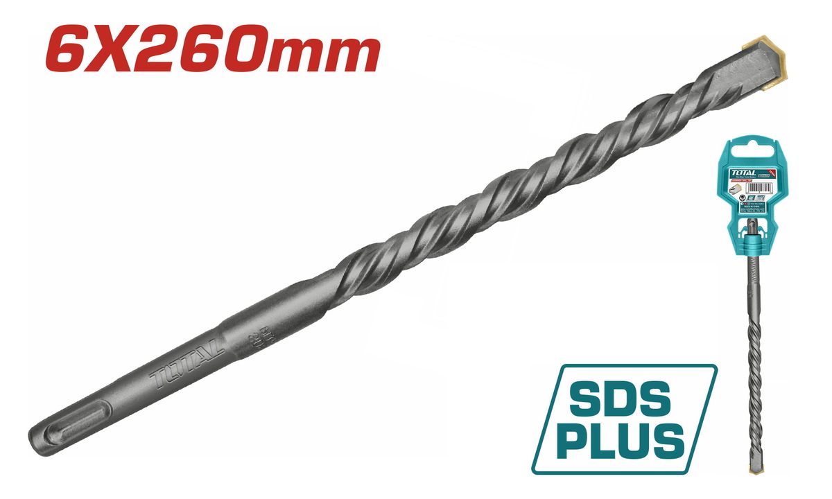 TAC310604 TOTAL ΔΙΑΜΑΝΤΟΤΡΥΠΑΝΟ SDS-PLUS 6 X 260mm (TAC310604) - Image 1