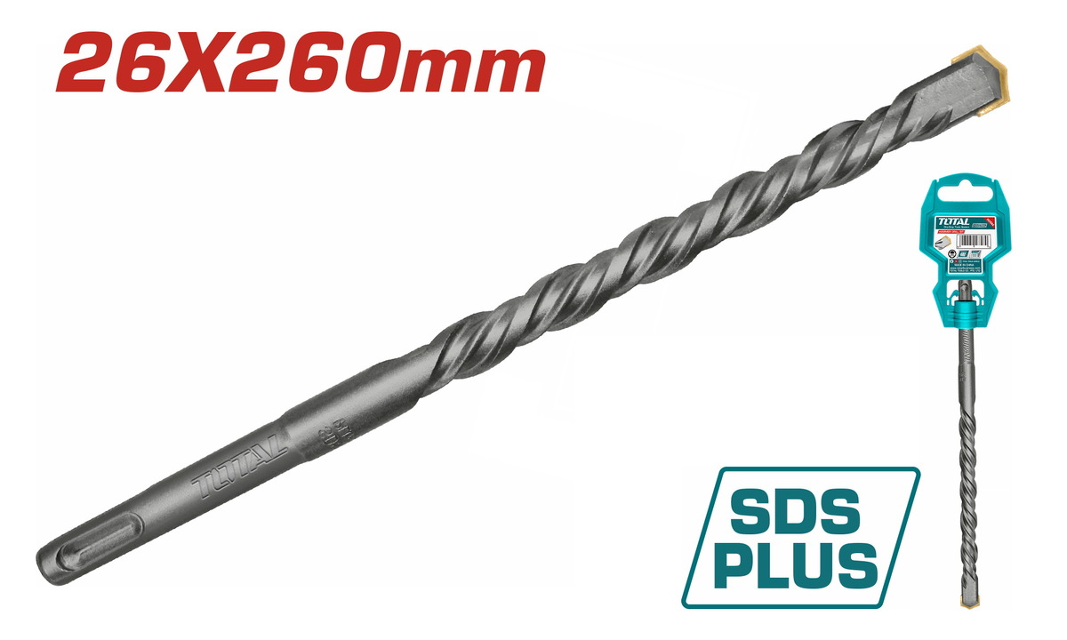 TAC312603 TOTAL ΔΙΑΜΑΝΤΟΤΡΥΠΑΝΟ SDS-PLUS 26 X 260mm (TAC312603) - Image 1