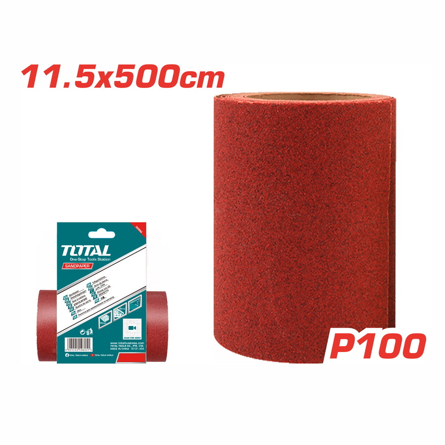 TAC761004 TOTAL ΓΥΑΛΟΧΑΡΤΟ ΡΟΛΟ ΚΟΚΚΙΝΟ 11.5cm X 500cm P100 (TAC761004) - Image 1