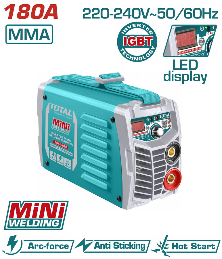 TW218016 TOTAL ΗΛΕΚΤΡΟΚΟΛΛΗΣΗ INVERTER 230V / 180A (TW218016) - Image 1
