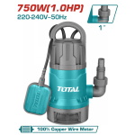 TOTAL ΥΠΟΒΡΥΧΙΑ ΑΝΤΛΙΑ ΑΚΑΘΑΡΤΩΝ ΥΔΑΤΩΝ 750W (TWP87506)