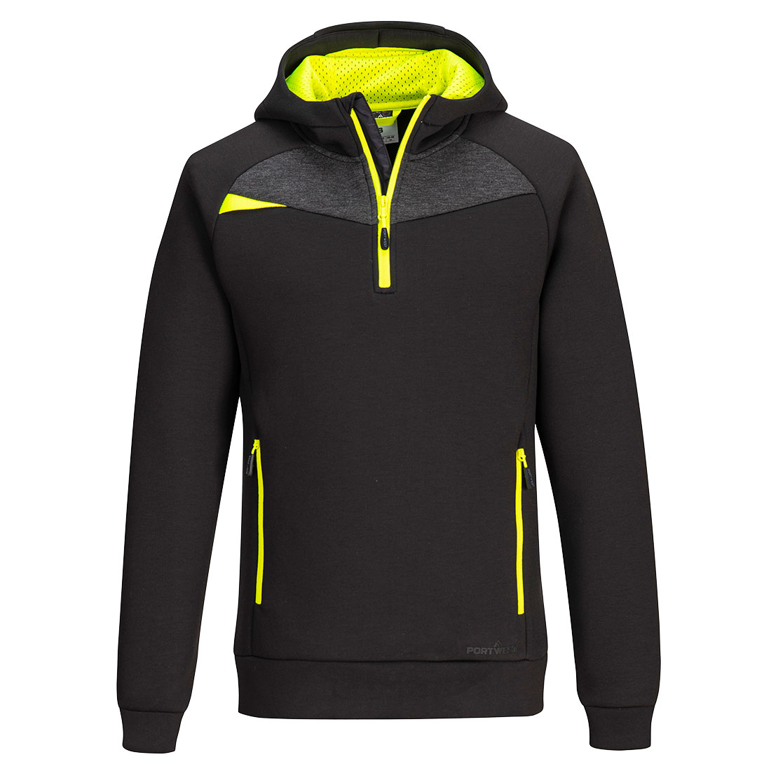 DX467BKR.jpg Μπλούζα με Κουκούλα DX4 Quarter Zip - Image 1