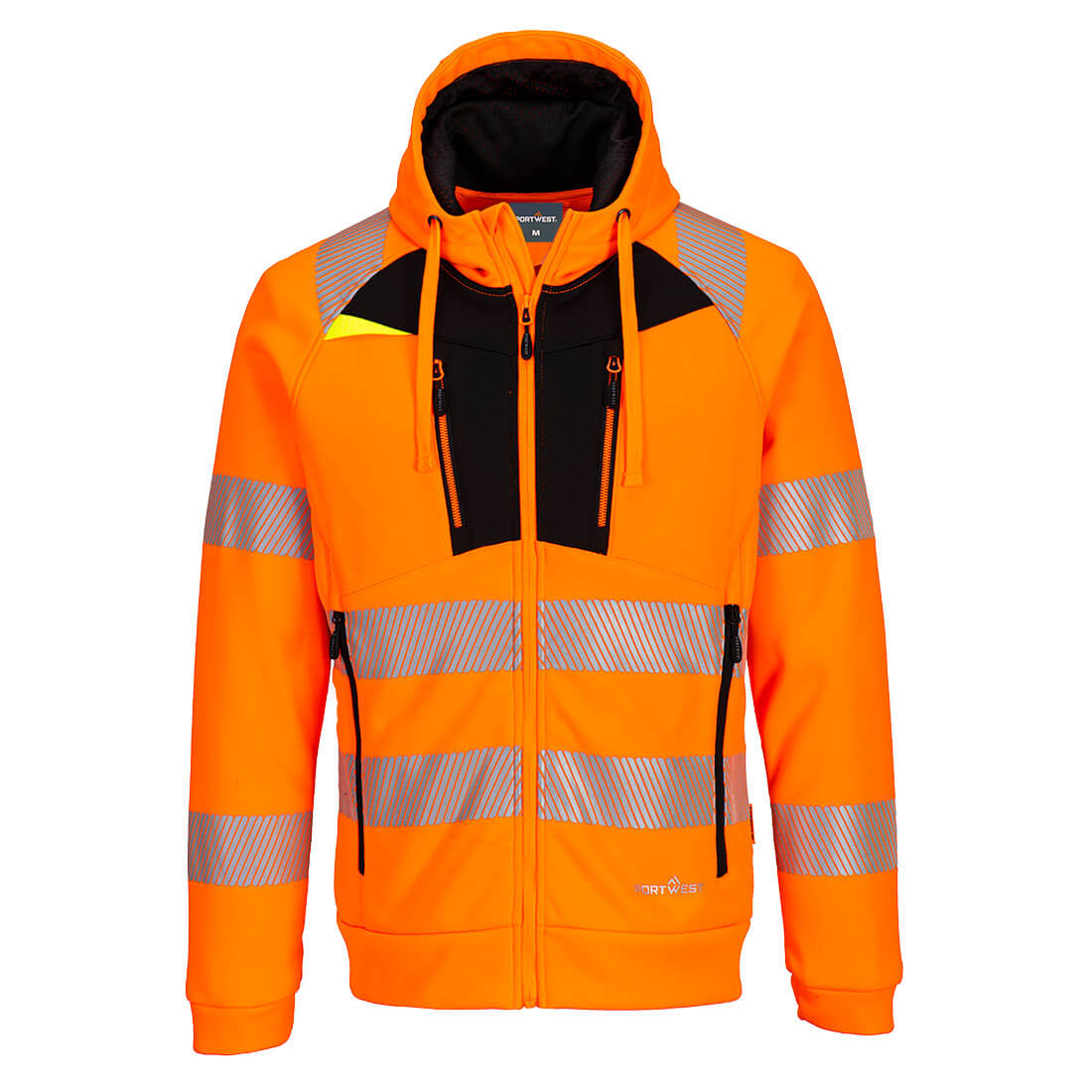 DX484OBR.jpg Μπλούζα με Κουκούλα Hi-Vis PW3 - Image 1