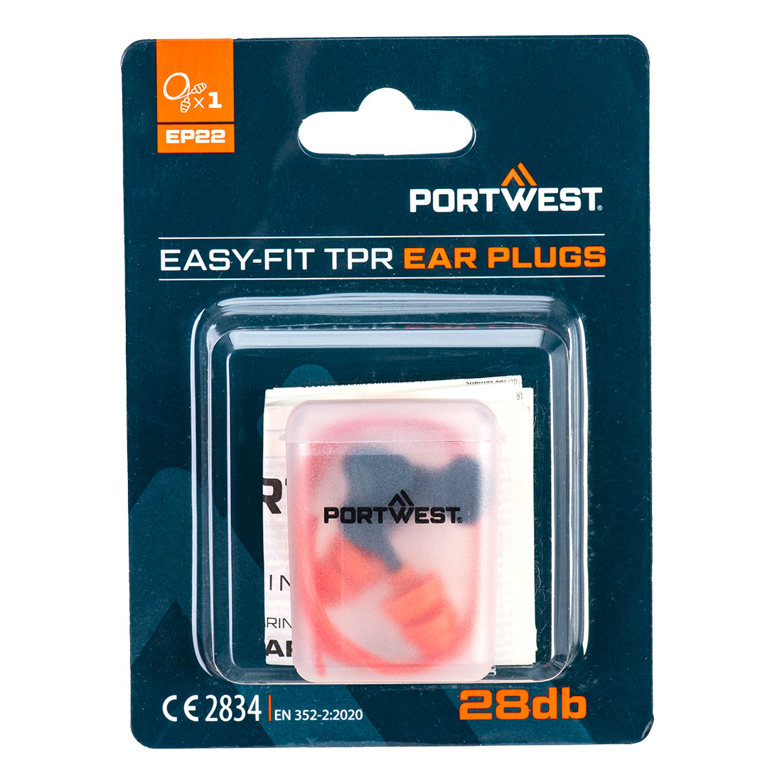 EP22ORR.jpg Easy Fit TPR Corded (1 ζευγάρι) - Image 1