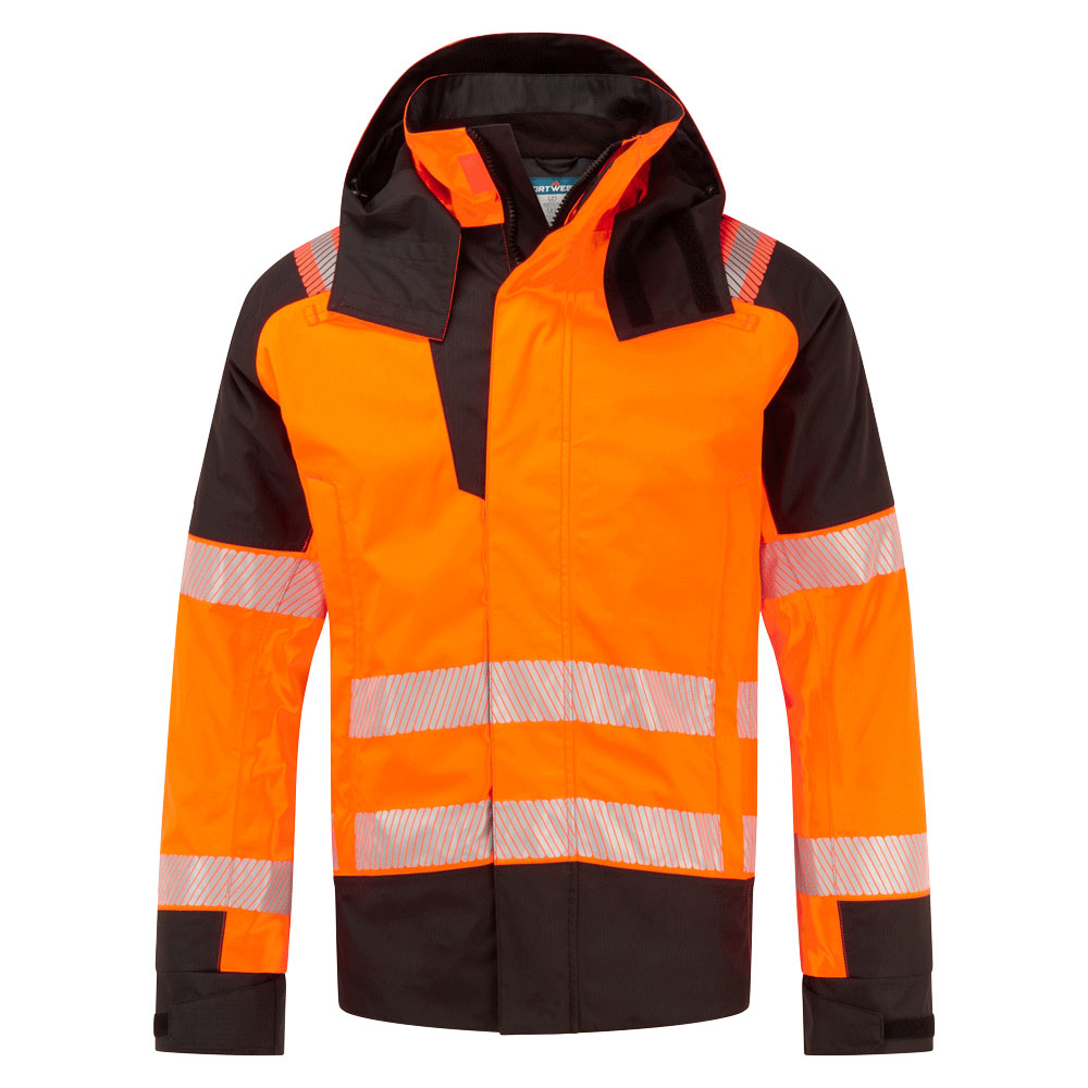 FR606OBR.jpg FR Modaflame Rain+ Hi-Vis Χειμερινό Μπουφάν PW3 - Image 1