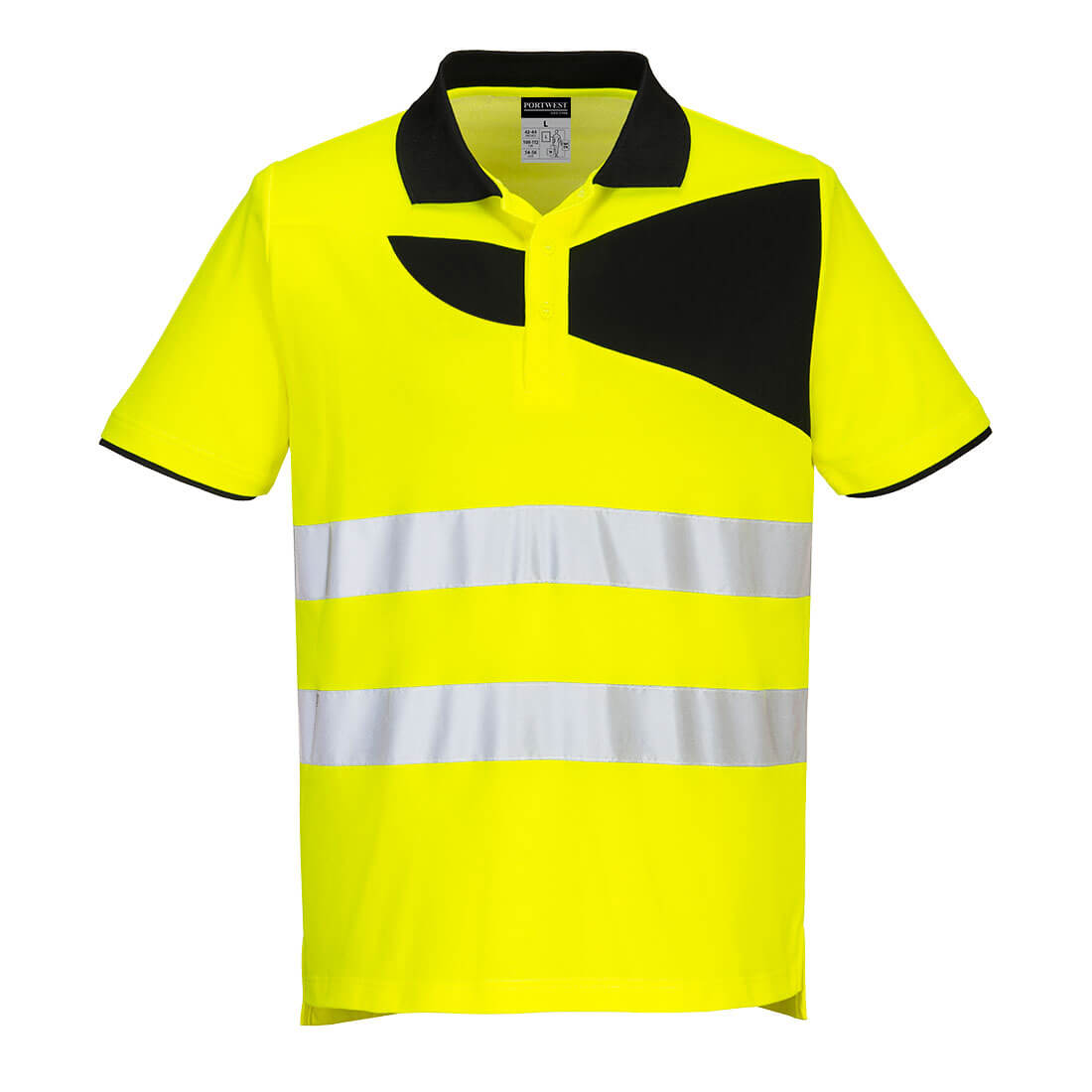 PW212YBR.jpg PW2 Hi-Vis Polo Shirt S/S - Image 1