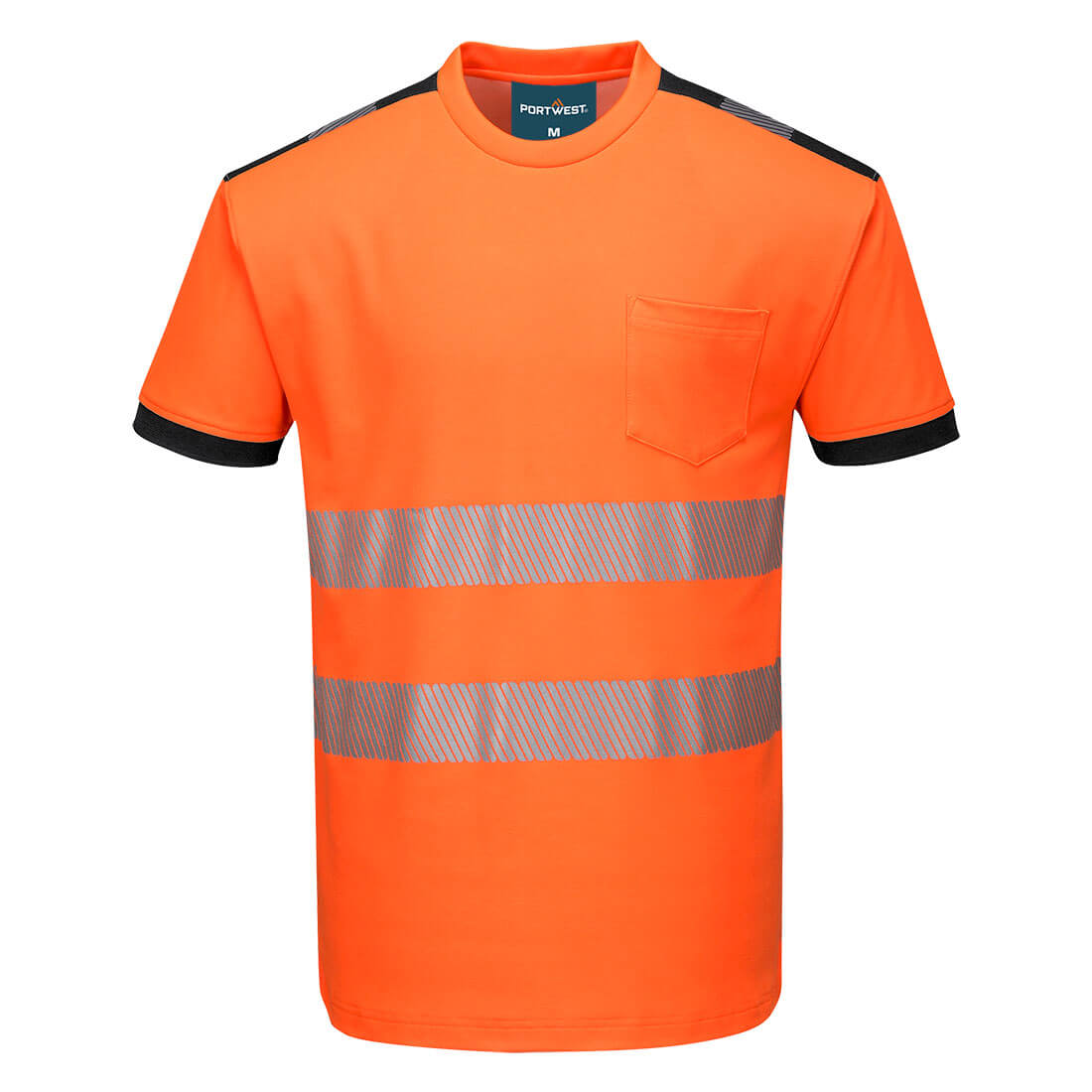 PW318OBR.jpg PW3 Hi-Vis T-Shirt S/S - Image 1