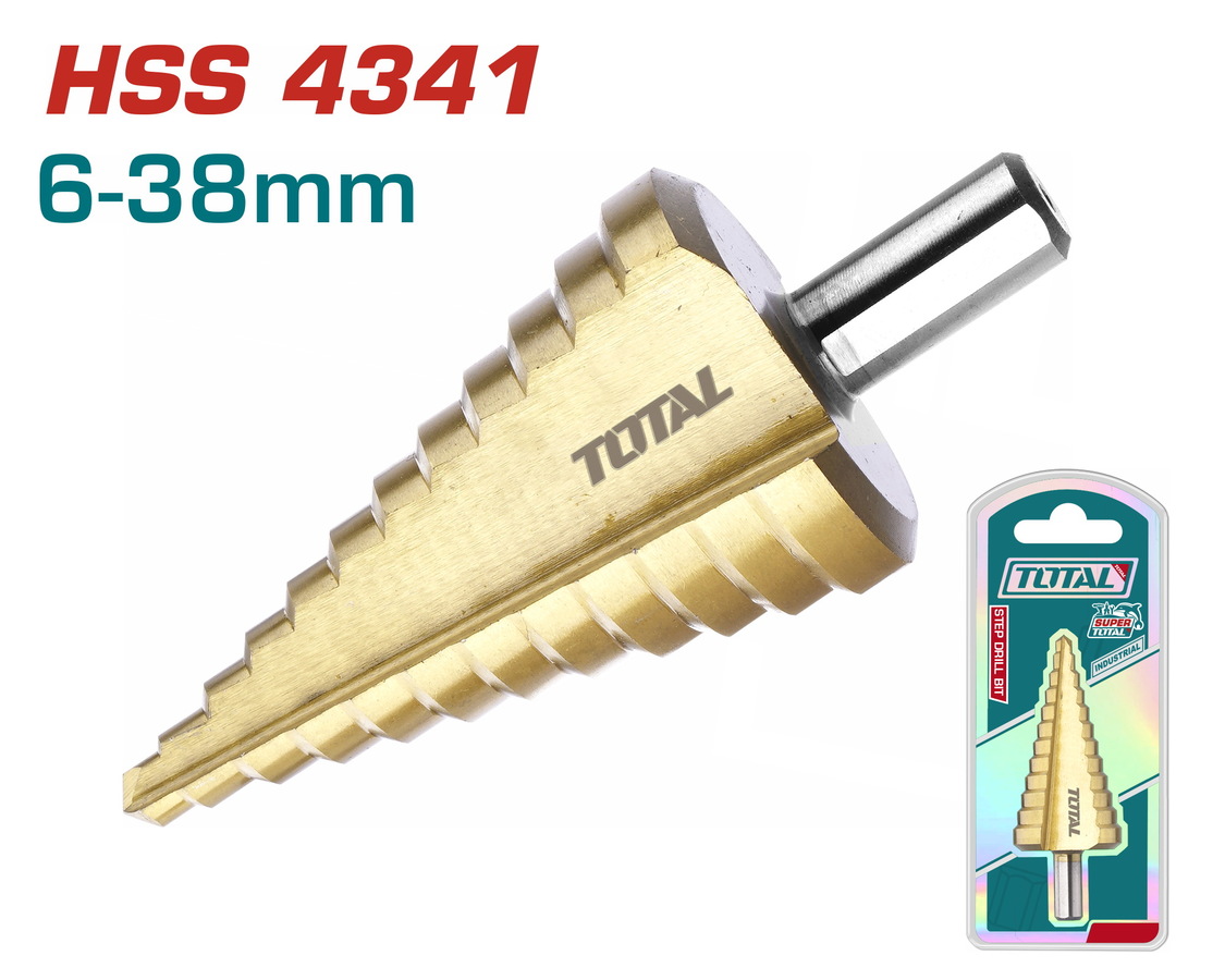 TAC7563801 TOTAL ΕΠΑΓΓ. ΤΡΥΠΑΝΙ ΚΩΝΙΚΟ 6-38mm (TAC7563801) - Image 1