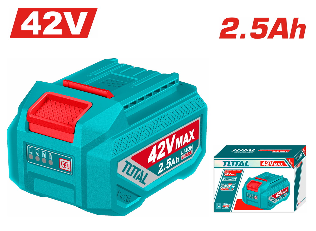 TFBLI42251E TOTAL ΕΠΑΓΓ. ΜΠΑΤΑΡΙΑ Li-ion 42V / 2.5Ah (TFBLI42251E) - Image 1