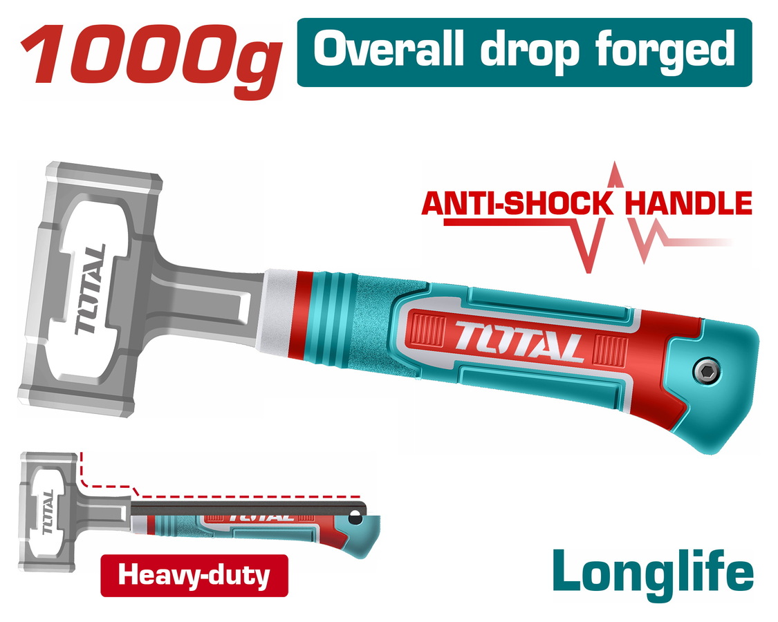 THSTH61000L TOTAL ΕΠΑΓΓ. ΒΑΡΙΟΠΟΥΛΑ ΜΗΧΑΝΙΚΟΥ ΠΛΑΣΤ. ΛΑΒΗ 1000gr (THSTH61000L) - Image 1
