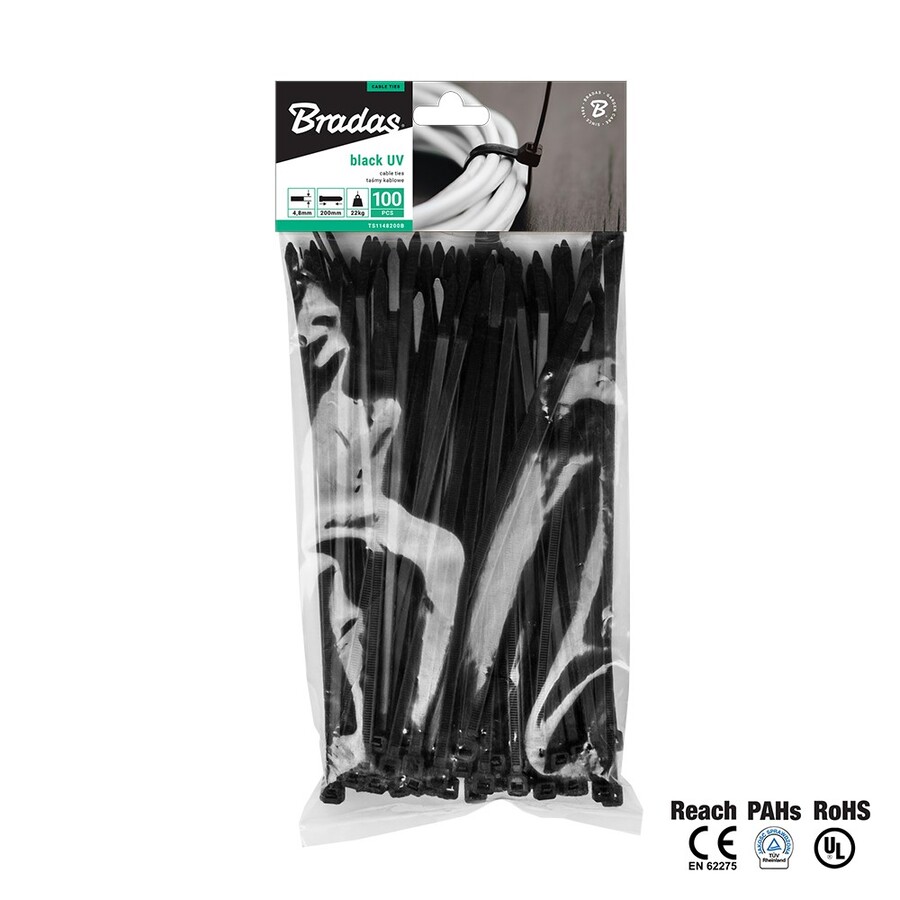 TS11-90920B BRADAS ΔΕΣΤΡΑΚΙΑ ΜΑΥΡΑ 920Χ9mm (TS11-90920B) - Image 1