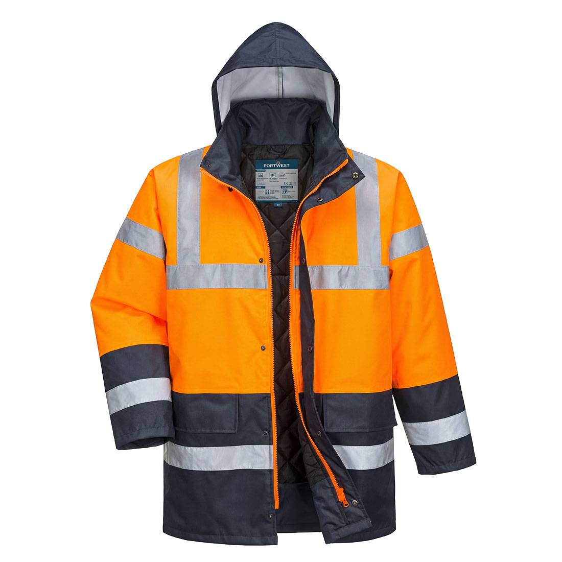 ES466ONR.jpg ES1 Essential Contrast Jacket - Image 1
