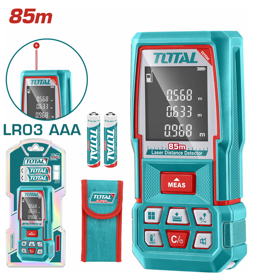 TMT570268 TOTAL ΕΠΑΓΓ. ΜΕΤΡΗΤΗΣ ΑΠΟΣΤΑΣΕΩΝ LASER 0.05 - 85m (ΤMT570268) - Image 1
